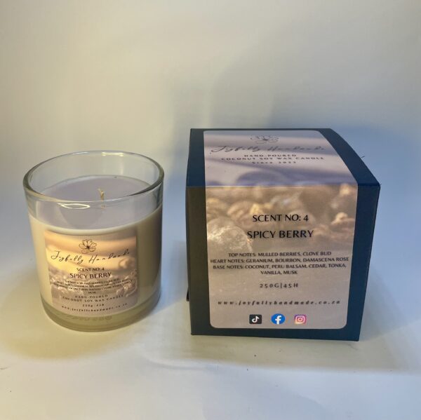 Scent No4:  Spicy Berry Candle