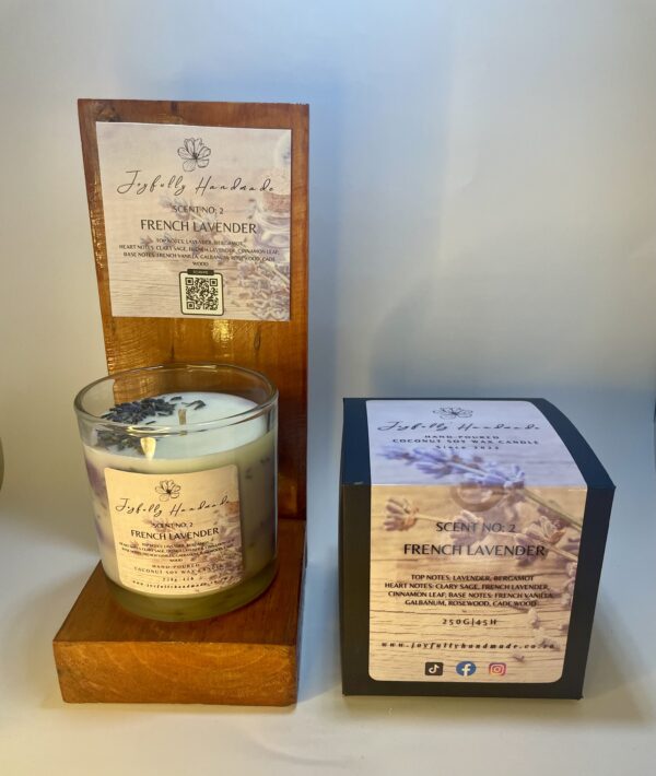 Scent No2: French Lavender Candle - Image 2