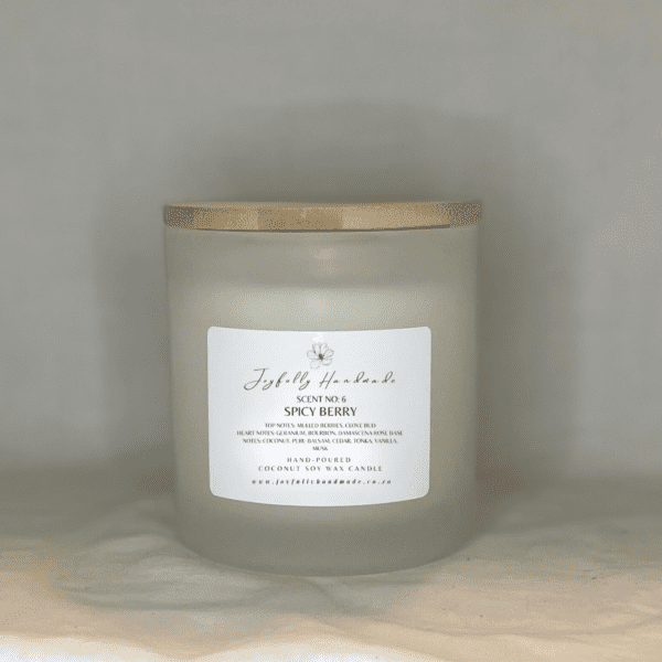 Scent No4: Spicy Berry Luxury Candle