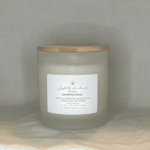 Scent No5: Champagne Rose Luxury Candle